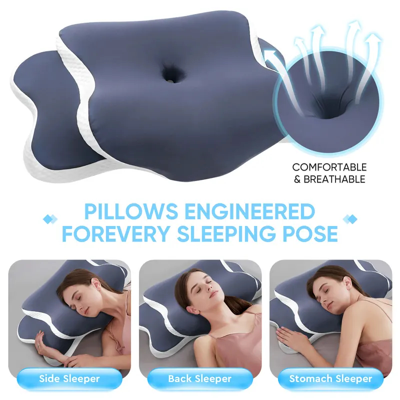 Memory Foam Kussen Cervicaal K - Memory Foam Orthopedic Pillow Neck Pain recensie en prijs