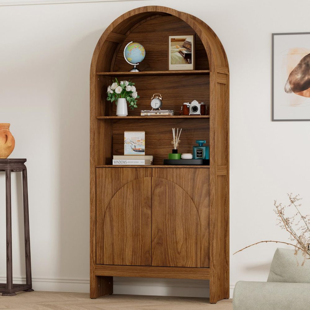 Eeuwse gebogen vitrinekast met - Storage & Organization recensie en prijs