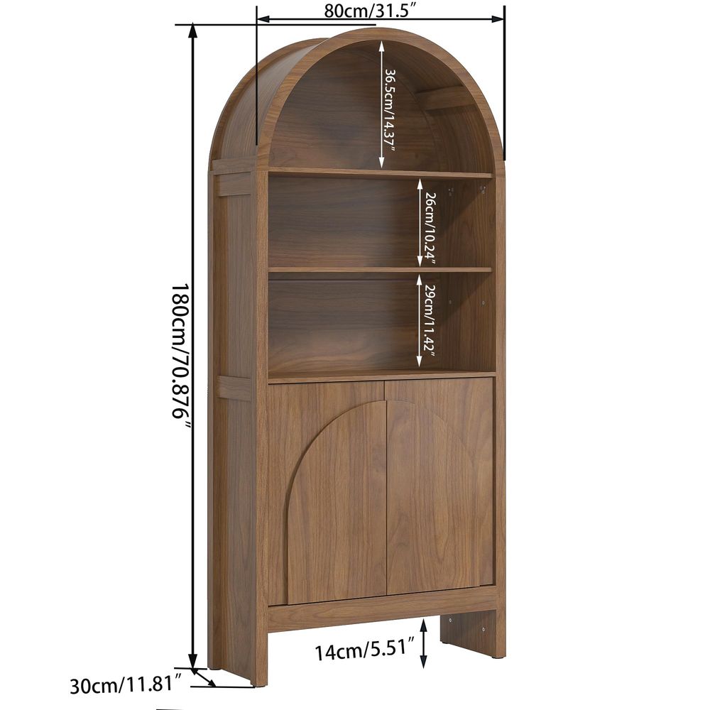 Eeuwse gebogen vitrinekast met - Storage & Organization recensie en prijs