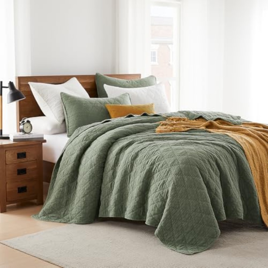 Matrasbeschermerset van mousse - Muslin Cotton Bedspread recensie en prijs