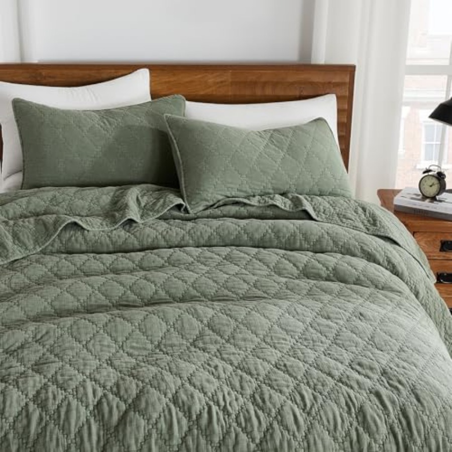 Matrasbeschermerset van mousse - Muslin Cotton Bedspread recensie en prijs