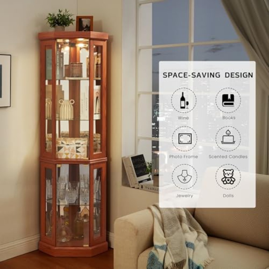 Hoekvitrinekast voor drankenop - Storage & Organization recensie en prijs