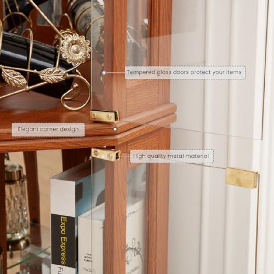 Hoekvitrinekast voor drankenop - Storage & Organization recensie en prijs