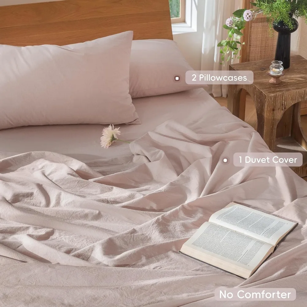 Dekbedovertrekset 100% gewasse - Duvet Cover Sets With Zipper recensie en prijs
