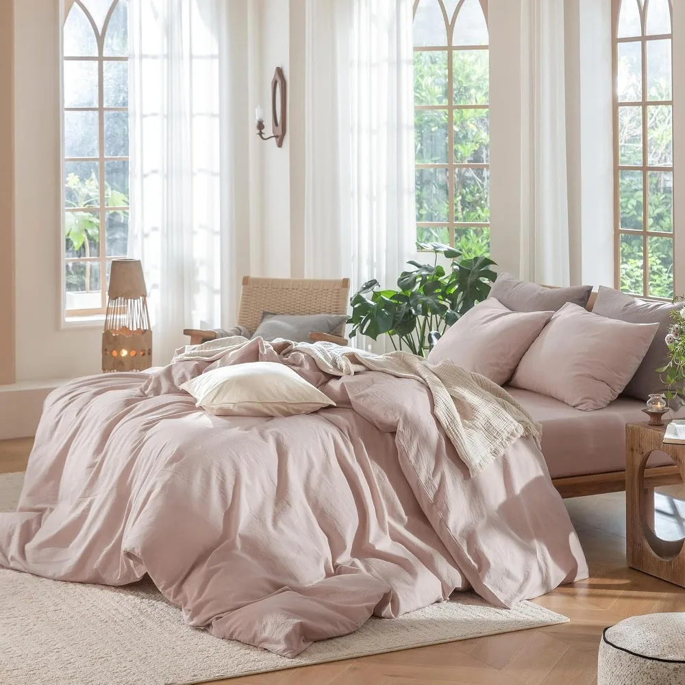 Dekbedovertrekset 100% gewasse - Duvet Cover Sets With Zipper recensie en prijs