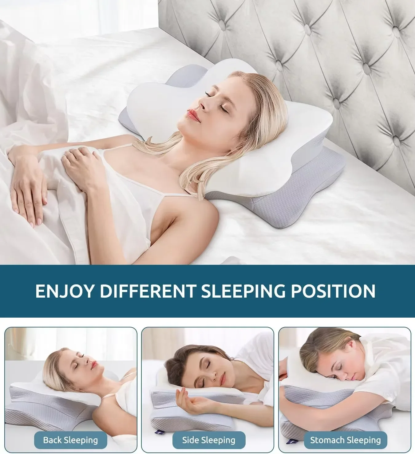 Ergonomisch Orthopedisch Memor - Memory Foam Orthopedic Pillow Neck Pain recensie en prijs