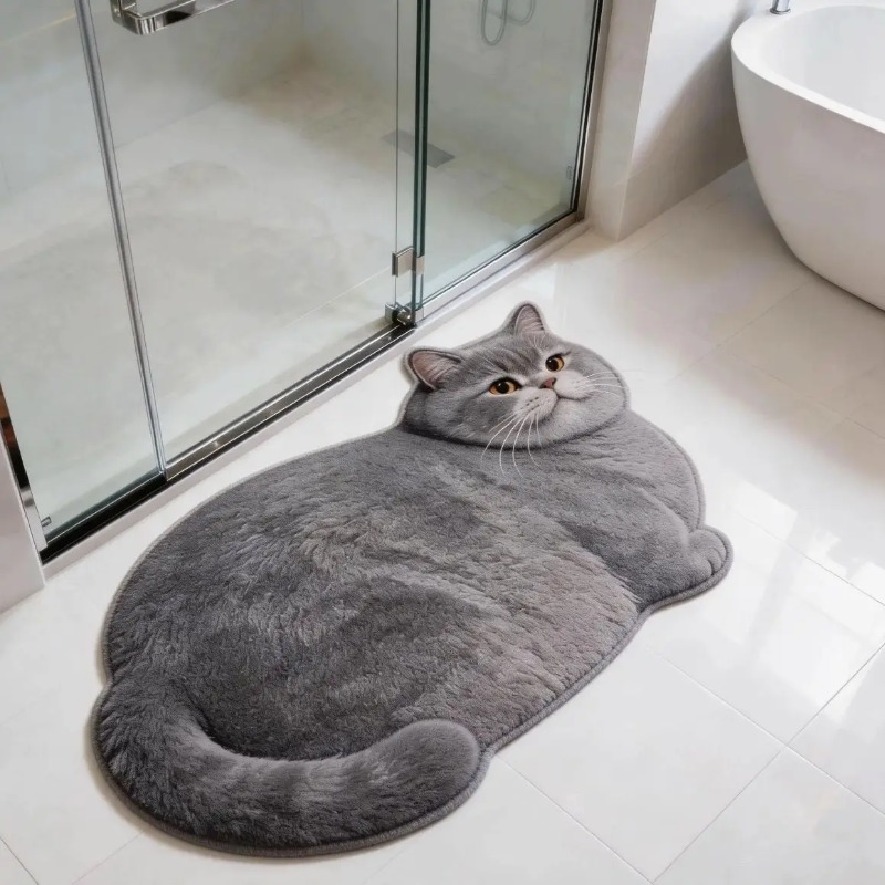 3D Kattenvormige Diatomiet Bad - Quick Dry Diatomite Bath Mat recensie en prijs