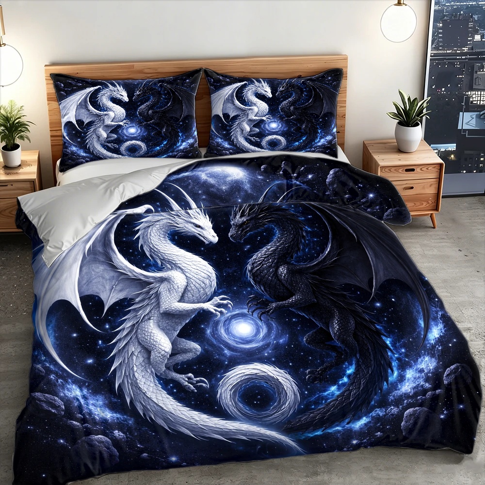 3-delige Sterrenhemel Draken T - Duvet Cover Sets With Zipper recensie en prijs