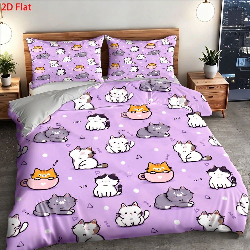 3-delige dekbedovertrekset met - Duvet Cover Sets With Zipper recensie en prijs