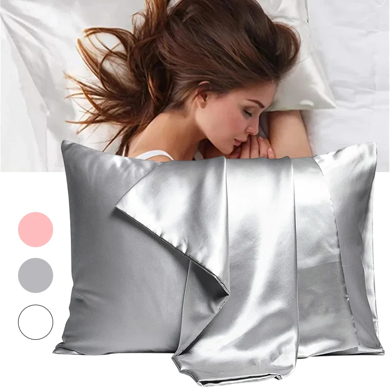 Nieuwe zijden satijnen kussens - Satin Silk Pillowcase Hair Skin recensie en prijs