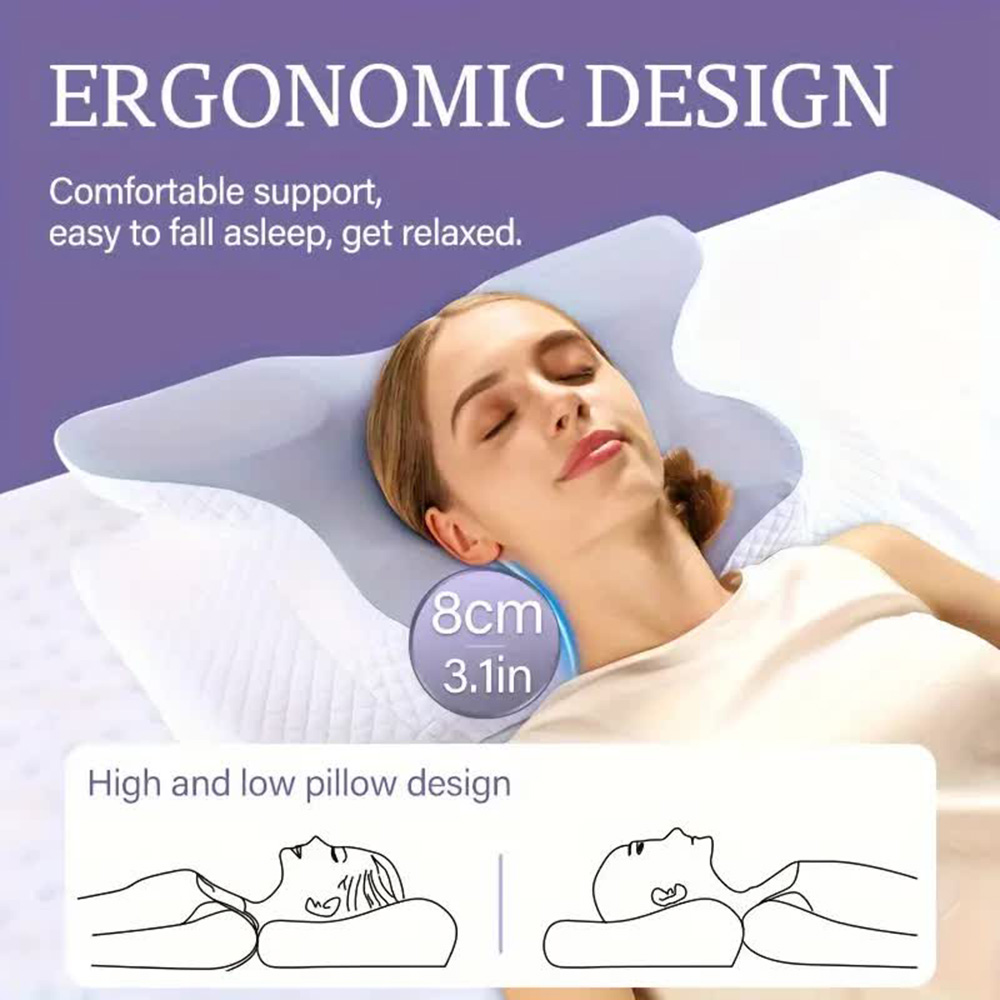 Traagschuimkussens Vlindervorm - Anti Snore Contour Pillow recensie en prijs