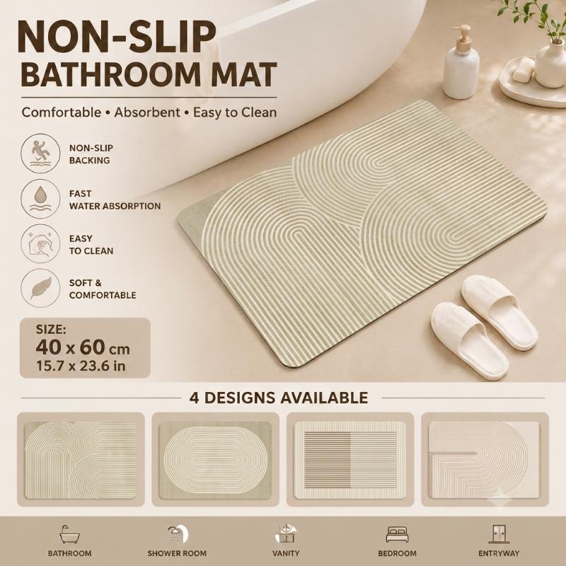 Diatomeeënaarde badmat snel dr - Quick Dry Diatomite Bath Mat recensie en prijs